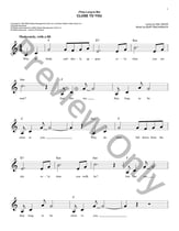 (They Long To Be) Close To You piano sheet music cover